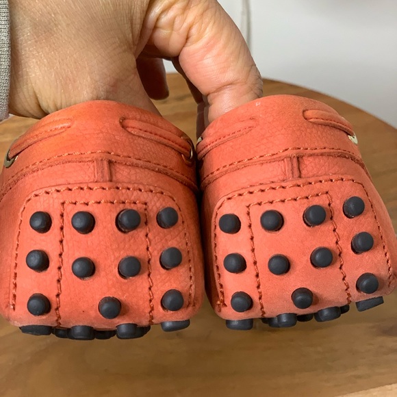 Tod’s Gommino Suede Loafers red Size 34 - Picture 6 of 8